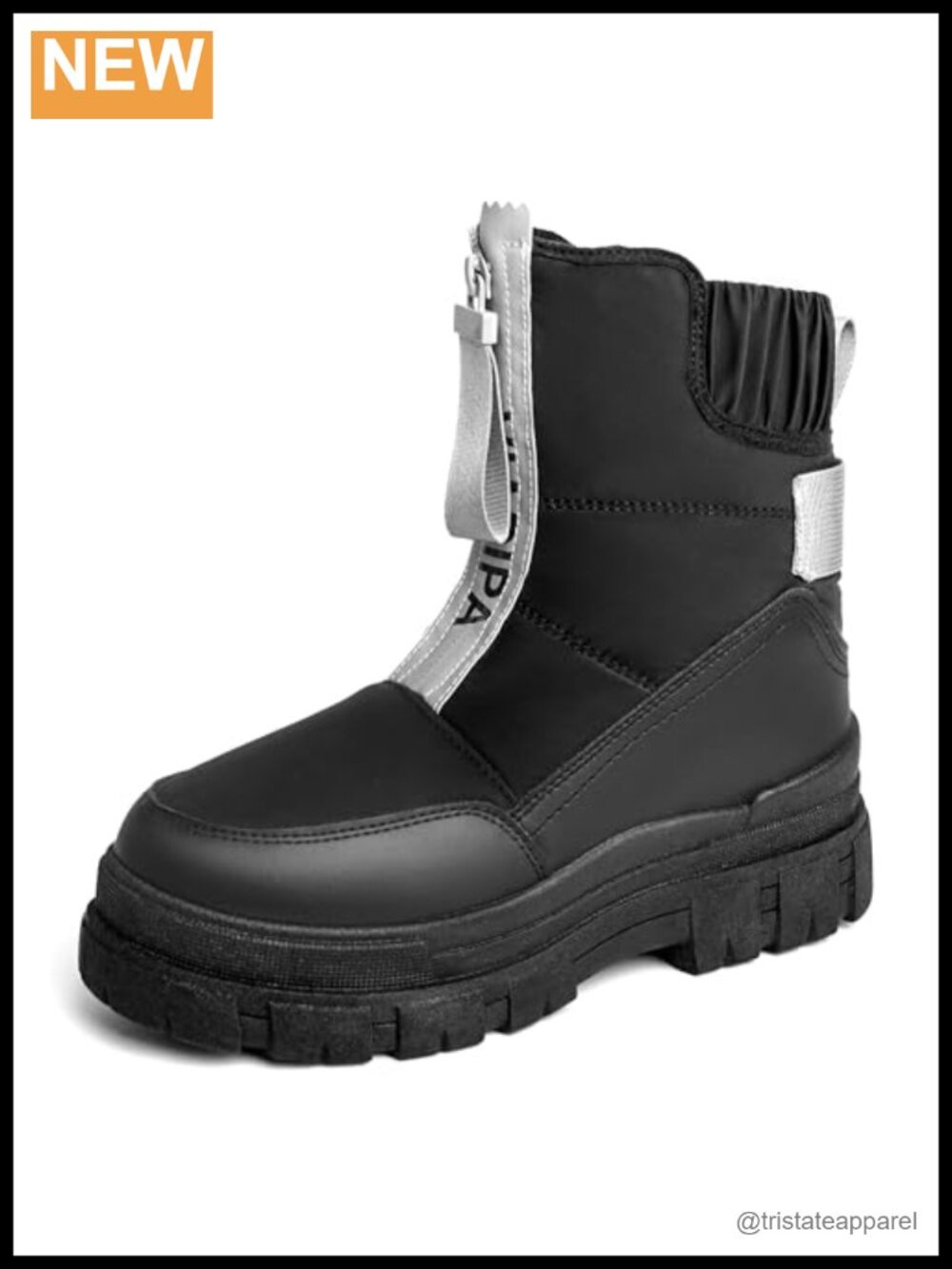 Water Resistant Insulated Mid-Calf Winter Snow Boots Women Faux Fur Lined